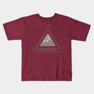 mountain bullet point design Kids T-Shirt